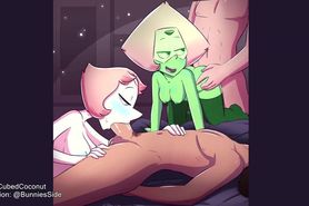 Pearl & Peridot Orgy