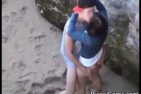 Couple caught fucking in public