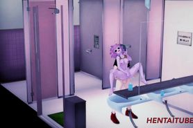 Boku No Hero Hentai - Mina is Fucked by Midoriya in School's Bathroom