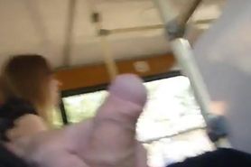 Dickflash for Blonde on Bus