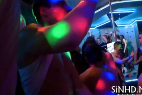 Wild and raucous pole party - video 34