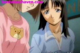 Hentai stepsisters cum with her strap on mother HentaiSexHaven com