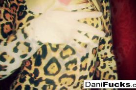 Dani Daniels fingers her tight wet pussy
