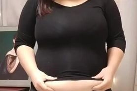 Chubby Asian belly rub