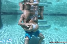 CamSoda - Alexis Monroe Underwater Sex Blowjob