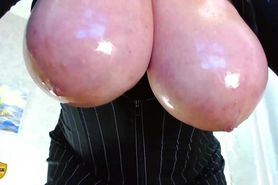 shiny big tits