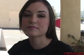 Young Sasha Grey takes her first ever black dick