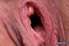 Foxy czech kitten gapes her juicy vagina to the peculiar