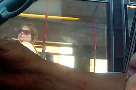 Flash Cock To Bus Girl