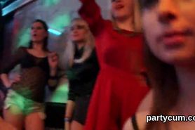 Slutty cuties get totally insane and nude at hardcore party