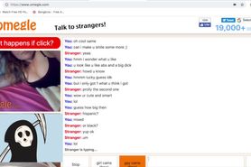 Omegle Mouth Tease and Boob Flash
