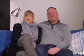 SexTape Germany - German blonde housewife is fucked hard in a hot sex tape