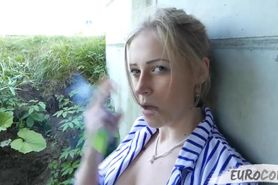 smoking teen and stripping