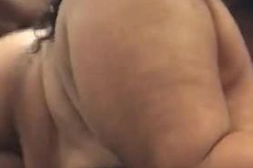 BBW GETS BENT OVER THE TABLE AND FUVKED IN FRONT OF THE MIRROR