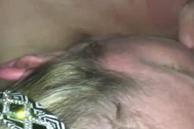 cheating Blonde sneaks out late night to blow ex while husband sleeps