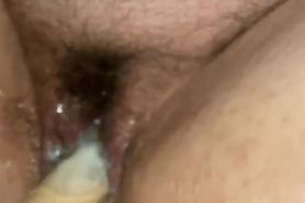 Wife cums in loud orgasm with sex machining fucking her part 2