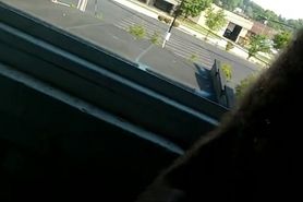 Dick Flashing In Front Of A Window