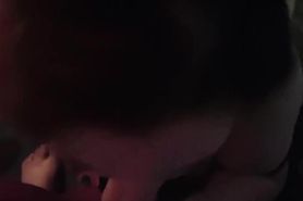 Wife sucks cock and gets a messy facial cumshot