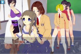 EmotionCreators - Clannad - Yukine Miyazawa gangbang in classroom