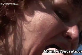 Horny MILF gets her hairy muf fucked part4