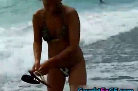 Bikini babe shows her sexy pics part2 - video 1
