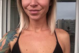 Swimsuit with Deepthroat and BIG Facehot from Young Student