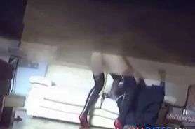 Spy hidden camera wife caught having sex with black boss