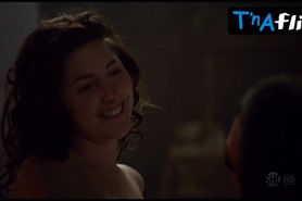 Emma Hamilton Breasts Scene  in The Tudors