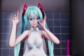 MMD Hatsune Miku In the toilet (VENOM) (Submitted by Apupu)