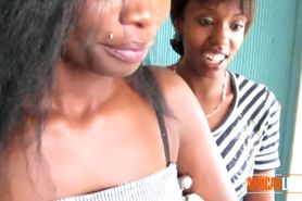 Amateur Busty African Lesbians Licking Pussies