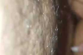 18 year old Latina was camera shy for first video