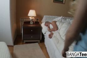 Young blonde girl gets her ass fucked