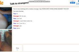 omegle hot girl gets naked for big my dick 2020