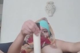 Real Arab Hijab Mother Milf Masturbates Her Creamy Pussy To Squirting Orgasm While Husband Is At Mosque