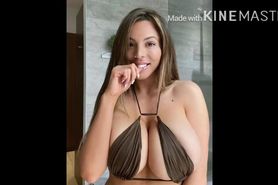 Danielley ayala sexy natural boobs and huge ass