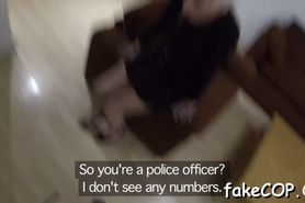Tight pussy of a fake cop gets nailed