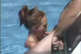 Cora fucking in the pool - video 1