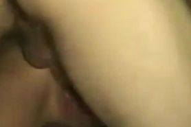 Hot Blonde Big Fake boobs Wife in Threesome