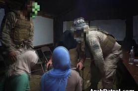Dirty Arab Hookers Snuck On Base To Suck Off Soldiers Together