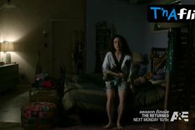 Leah Gibson Sexy Scene  in The Returned