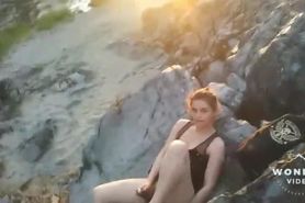 Went down to the river to smoke and masturbate!