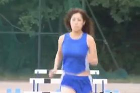 Asian amateur in naked track and field part3