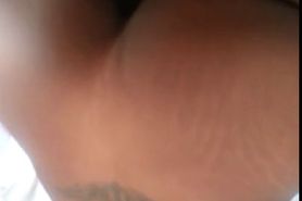 lilbrowneyez1680 spreads it open for the dick