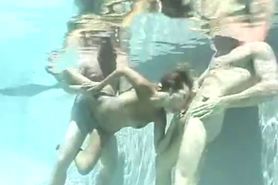 Underwater Asian Threesome