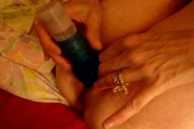 Fucked by my blue vibrator