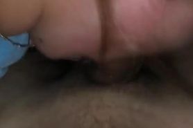 White Bitch loves to suck my dick
