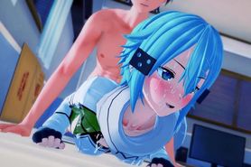 SAO: SENSUAL SEX WITH SINON (3D Hentai)