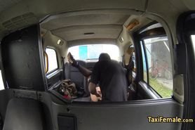Female taxi driver fucks policeman