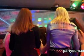 Nasty girls get fully foolish and undressed at hardcore party
