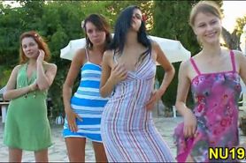 Naked teenie spreads - video 1